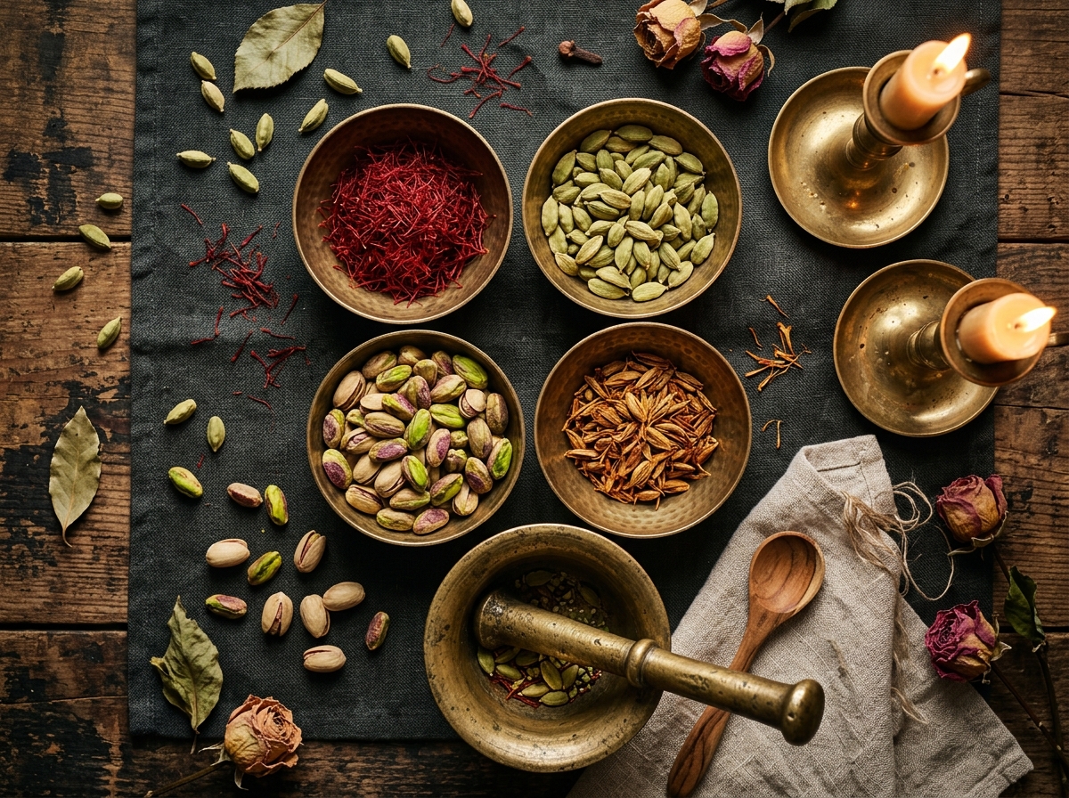 Kashmiri Saffron & Whole Spices